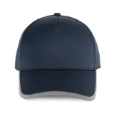 Gorra de 5 paneles de poliéster