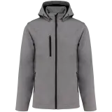 Chaquetas softshell 3 capas con capucha y mangas extraíbles unisex