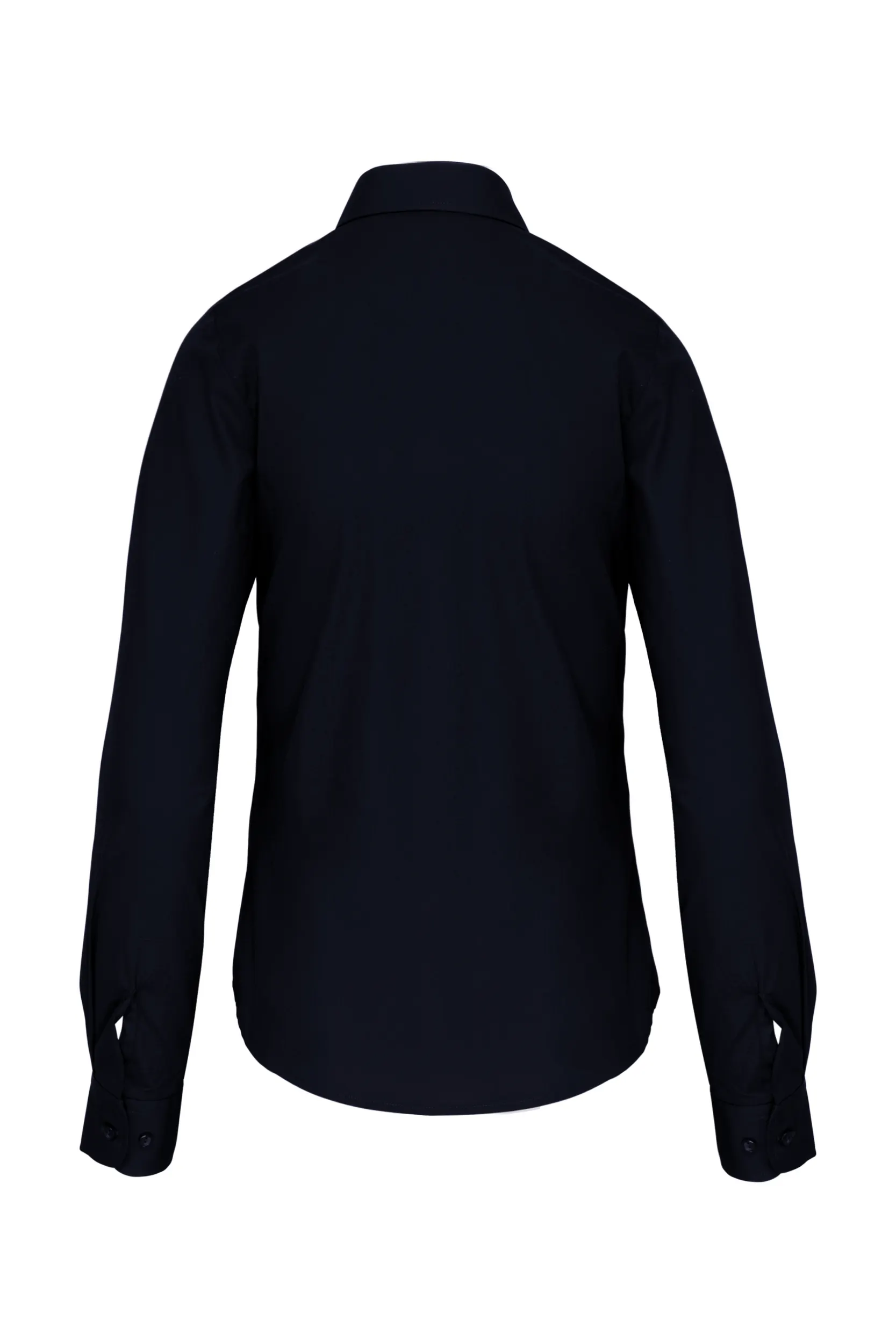 Camisa popelina manga larga mujer