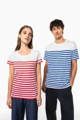 Camiseta marinera algodón orgánico mujer