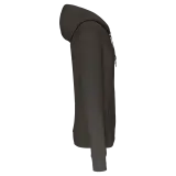 Sudadera con capucha y cremallera ecorresponsable hombre