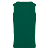 Dark Green / White