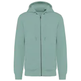 Sudadera ecorresponsable french terry con capucha y cremallera - Unisex