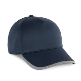 Gorra de 5 paneles de poliéster