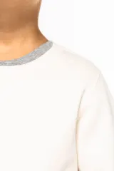 Sudadera ecorresponsable cuello redondo infantil