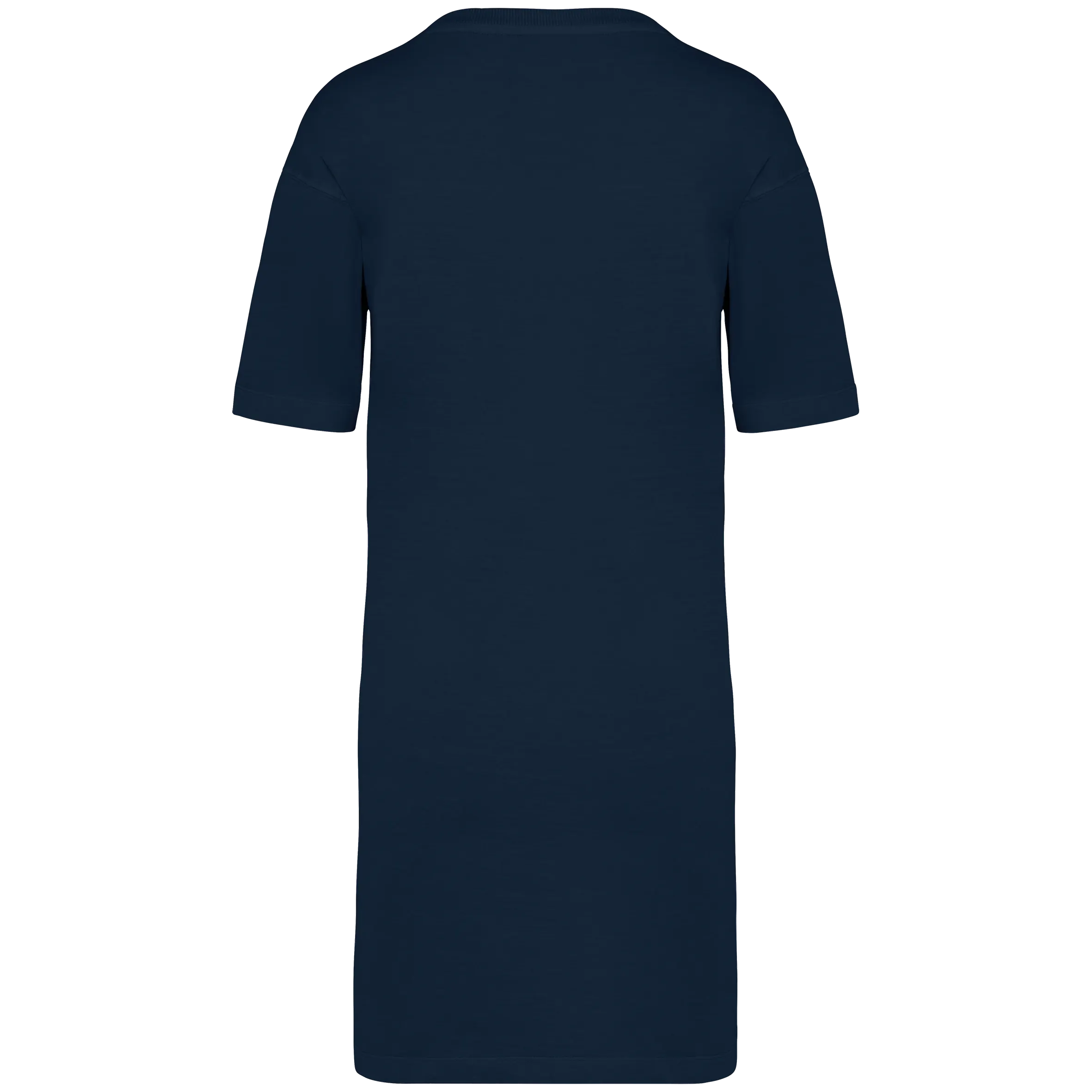 Vestido tipo camiseta ecorresponsable efecto lavado mujer