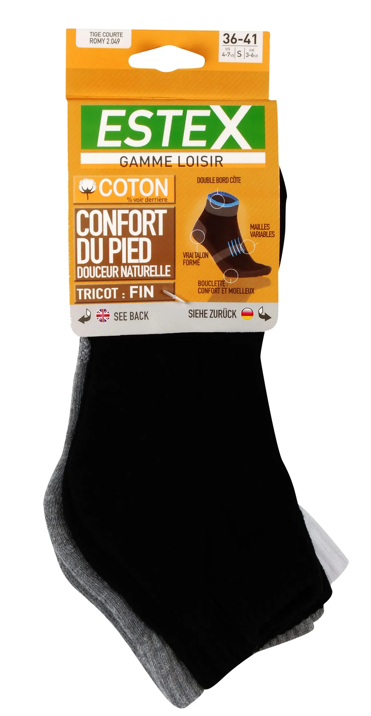 Calcetines cortos Romy Pack de 3 pares