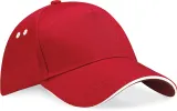 Gorra Ultimate - 5 paneles con sándwich contrastado