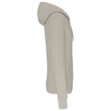 Sudadera con capucha y cremallera ecorresponsable hombre