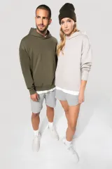 Sudadera de felpa oversize con capucha unisex