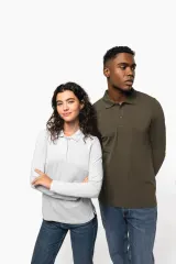 Polo manga larga hombre