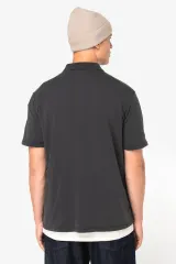 Polo ecorresponsable efecto lavado de punto jersey hombre