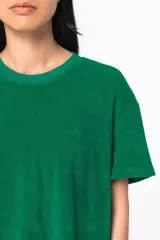 Camiseta ecorresponsable de rizo mujer