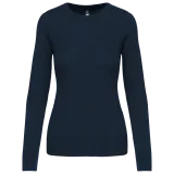 Jersey cuello redondo manga larga mujer