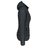 Chaqueta acolchada y ligera con capucha mujer