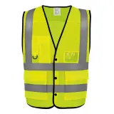 Chaleco con botones de alta visibilidad Eco Superior