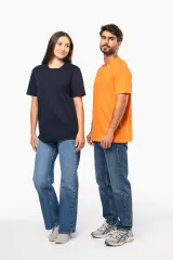 Camiseta de manga corta y cuello redondo unisex