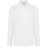 Camisa popelina manga larga hombre