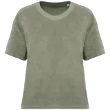Camiseta ecorresponsable de rizo mujer