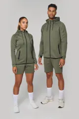 Chaqueta de chándal performance con capucha hombre