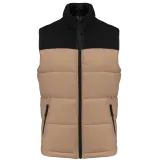 Chaleco acolchado bicolor unisex