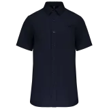 Camisa popelina manga corta hombre