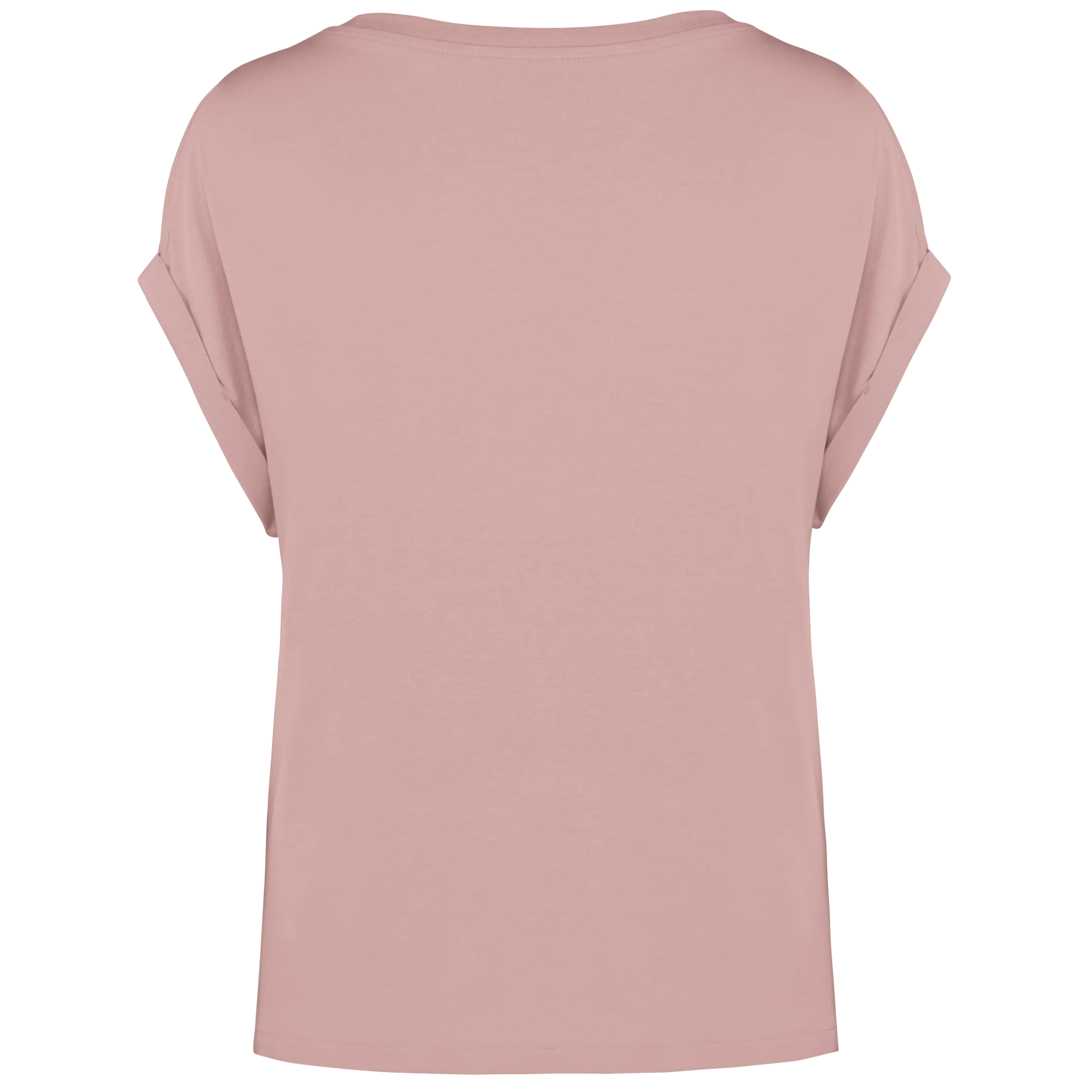 Camiseta ecorresponsable mangas vueltas mujer