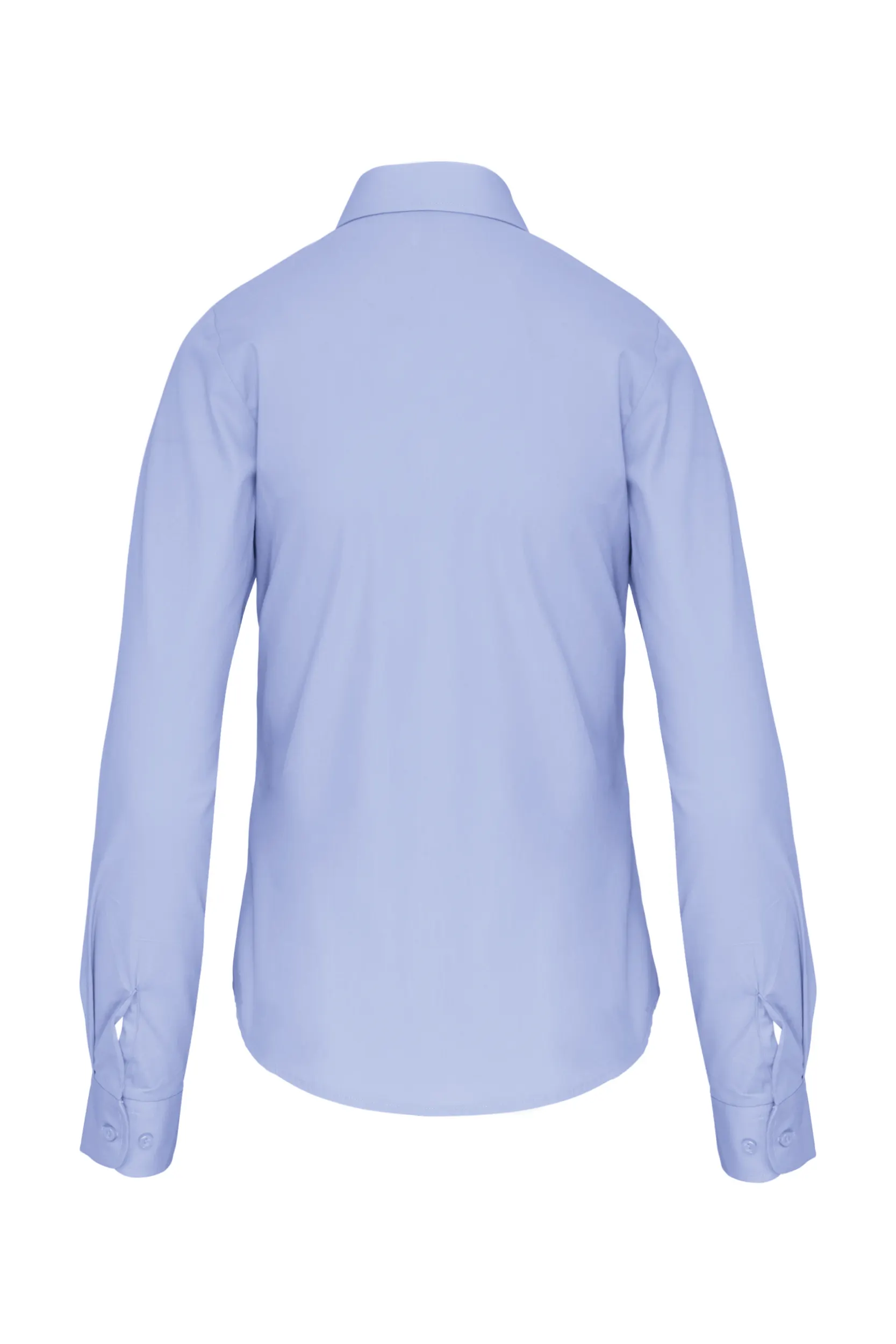 Camisa popelina manga larga mujer