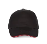 Gorra con sandwich contrastado 5 paneles