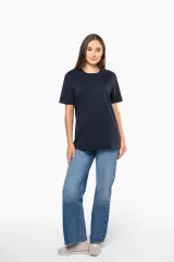 Camiseta de manga corta y cuello redondo unisex