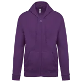 Sudadera capucha y cremallera unisex