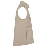 Chaleco polialgodón multibolsillos acolchado - Unisex