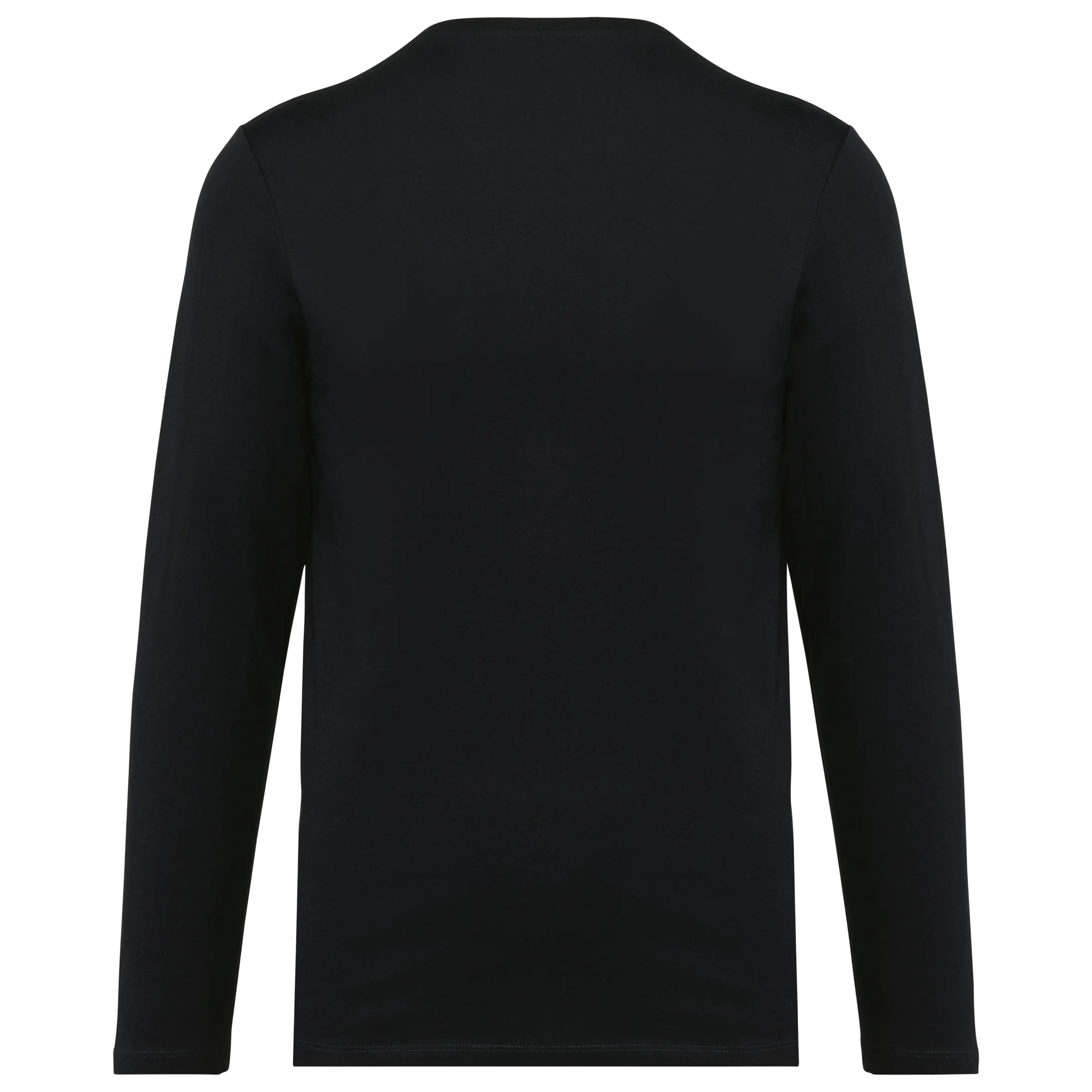 Camiseta Supima® cuello redondo manga larga hombre