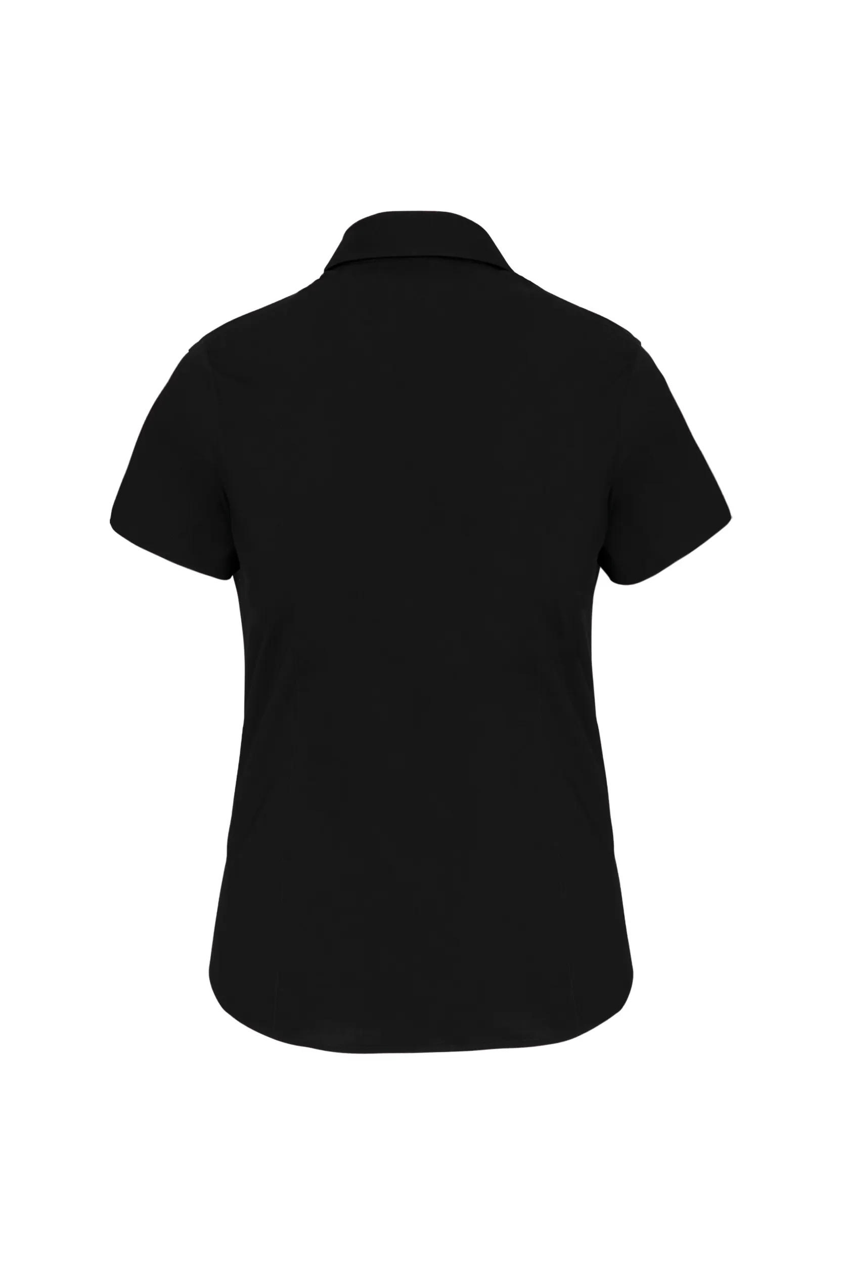 Camisa stretch manga corta mujer