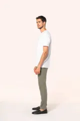 Camiseta Supima® cuello redondo manga corta hombre