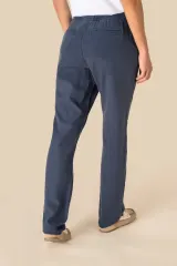 Pantalón ecorresponsable efecto lavado de Lyocell mujer