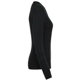 Jersey lana merina cuello de pico mujer