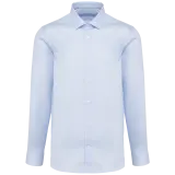 Camisa popelina manga larga hombre