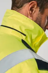 Parka de seguridad reciclada 4 en 1 unisex