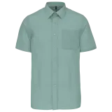 Camisa popelina de polialgodón manga corta de fácil cuidado hombre