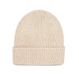 Gorro de canalé con dobladillo