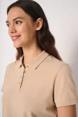 Polo punto piqué mujer