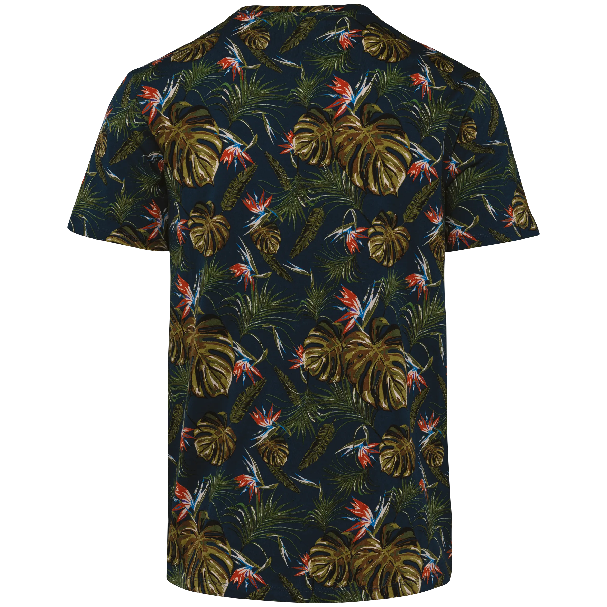Camiseta ecorresponsable con estampado tropical hombre