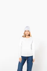 Camiseta con elastano manga larga mujer