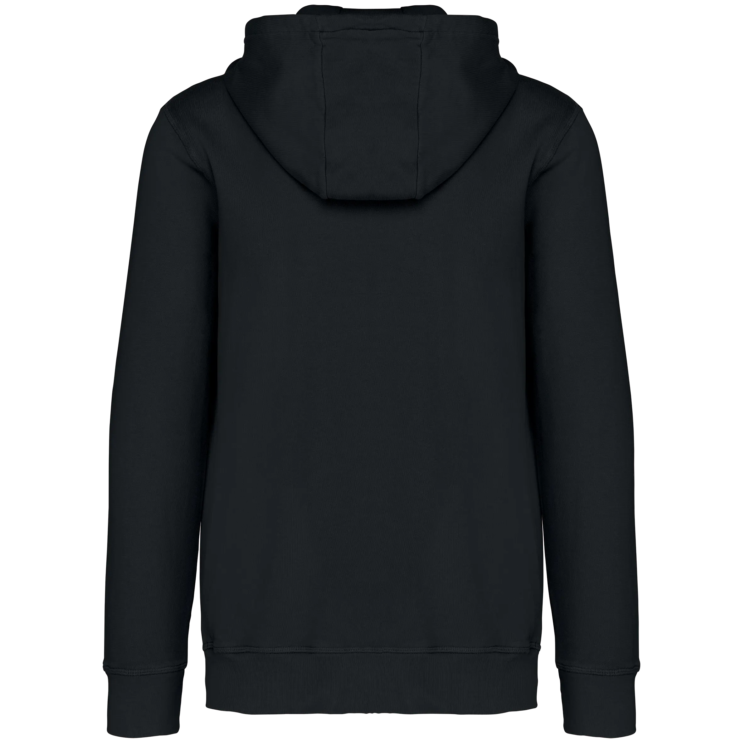 Sudadera ecorresponsable con cremallera y capucha French Terry unisex