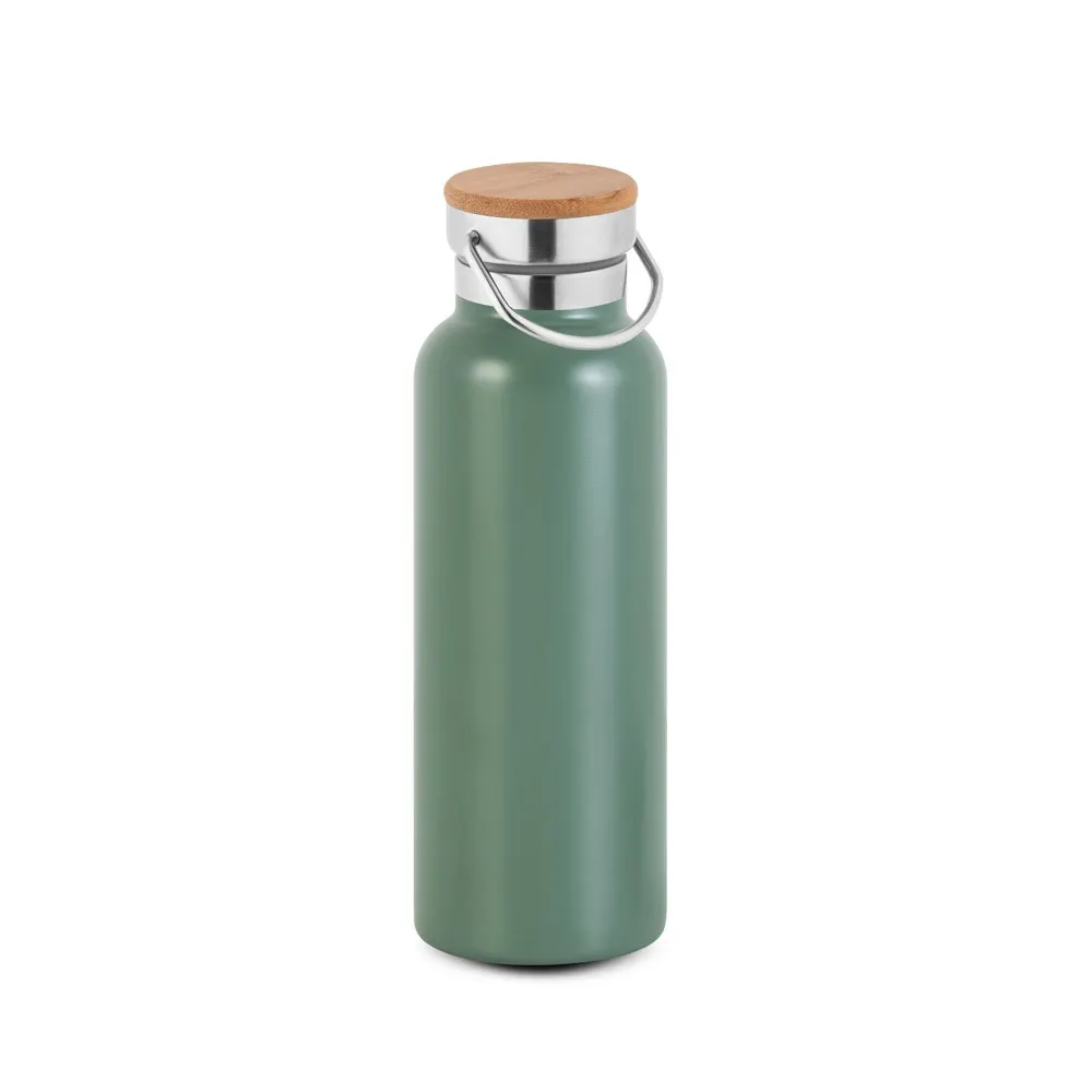 RAGNAR. Botella de acero inoxidable (36% reciclado) con doble cuerpo 570 mL