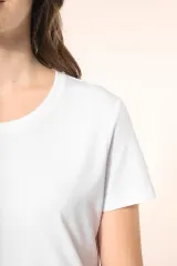 Camiseta Supima® cuello redondo manga corta mujer