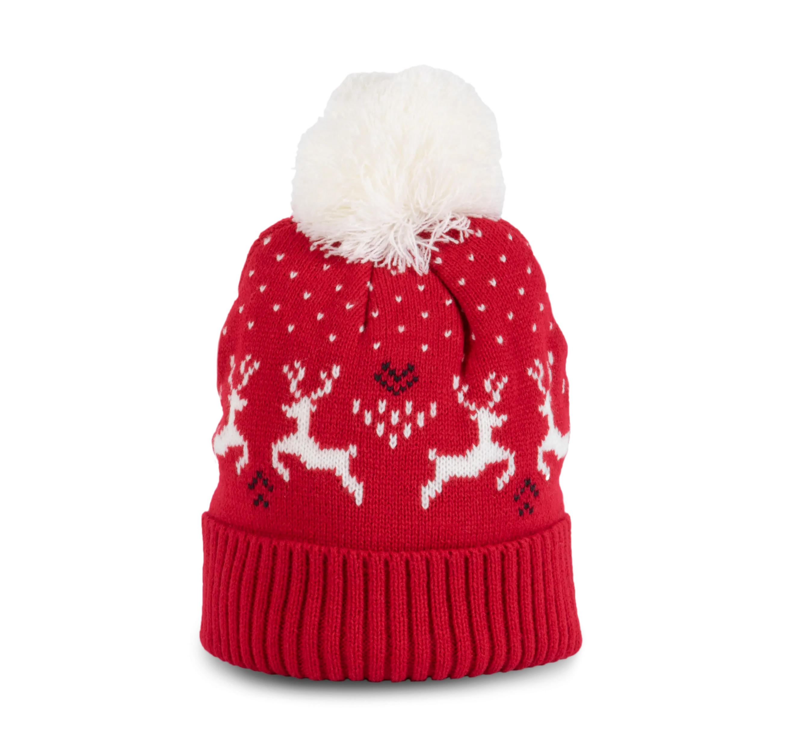 Gorro de Navidad con diseño de renos