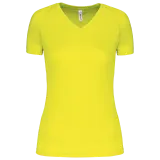 Camiseta de deporte cuello de pico mujer