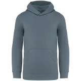 Sudadera ecorresponsable con capucha infantil
